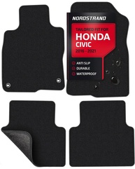 Tapetes 3D Personalizados para Honda Civic 2016-2021 (10ª Geração) - Proteção Total e Estilo - imagem 1