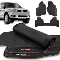 Jogo de Tapetes Automotivos Emborrachados Pajero TR4 2003-2015 (3 Peças) - Lanzi - imagem 2