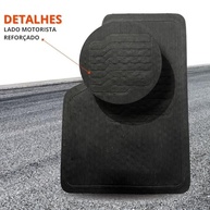 Jogo de Tapetes de Borracha Premium para Corolla 2003-2008 com Logo Bordado - 5 Peças - imagem 4