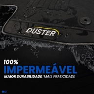 Jogo de Tapetes Automotivos Emborrachados para Renault Duster (2016-2024) - 3 Peças Premium - imagem 4