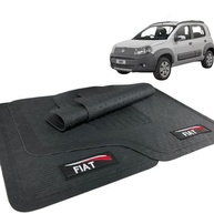 Jogo de Tapetes de Borracha Personalizado Fiat Uno Way 2011-2013 - 5 Peças Bordadas e Laváveis - imagem 2