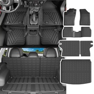 Kit Completo Tapetes Jeep Compass 2017-2023: Porta-malas, Encosto e Chão em TPE Premium - imagem 1