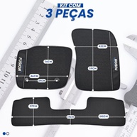Conjunto 3 Tapetes Emborrachados Fusion 2013-2019: Proteção e Estilo para Seu Carro - imagem 3