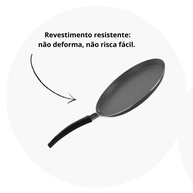 Frigideira Antiaderente Gourmet 22cm: Perfeita para Panquecas e Tapiocas - imagem 2