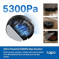 Tapo RV30 MAX Plus - Aspirador Robô com 5300Pa, Esvaziamento Automático 3L e Navegação LiDAR - imagem 5