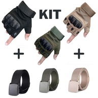 Luva Tática Meio Dedo Premium: Proteção e Performance para Airsoft, Moto e Segurança - imagem 3