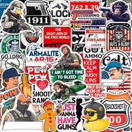 100 Adesivos e Decalques Táticos para Armas de Fogo - Pacote Premium para Entusiastas - imagem 1