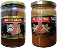 2 Doces de Leite Gourmet 400g Tatitânia: Avelã e Pistache - imagem 2