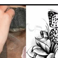 Tatuagem Temporária 3D Realista - SERIE BOBORLEITA-01 - imagem 1