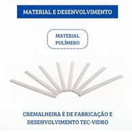 Cremalheira Versatik BT3 VT3 VT6 Tec Vidro - 8 Unidades - Solução Inteligente para Fechamentos - imagem 3