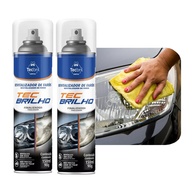 Kit 2 Revitalizador De Faróis Tecbril Spray 150ml + Mini Flanela: Faróis Novos e Brilhantes! - imagem 1