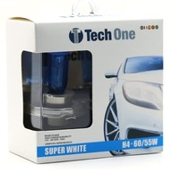 Lâmpada Super Branca H4 8500K 60/55W Tech One - Iluminação Premium 12V - imagem 5