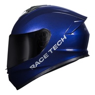 Capacete Race Tech Hit Monocolor Blue: Segurança e Estilo para Sua Aventura - imagem 1