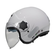 Capacete Moto GP Tech Zoom Branco: Estilo, Segurança e Conforto com Óculos Interno e Queixeira Removível - imagem 5