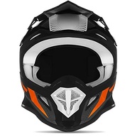 Capacete Motocross Fast Tech Limited Edition Cinza/Laranja - Segurança e Estilo - imagem 4