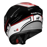 Capacete Race Tech Hit Plus Black White - Segurança e Estilo para sua Aventura - imagem 5