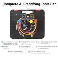 Conjunto Manômetro Coletor 4 Vias PB Motor Tech: R22, R134A, R410A | Acopladores Rápidos e Ferramentas Essenciais - imagem 3