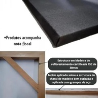 Quadro Decorativo Cozinha e Área de Lazer - Tela 90x60cm em Tecido Policanva com Borda Infinita - imagem 4