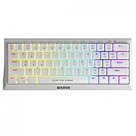 Teclado Mecânico Marvo KG962GWH: Compacto, Rápido e com RGB - imagem 1