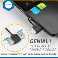 Suporte para Notebook com Cooler LED Azul - Base Refrigerada USB para Teclados 15,6" - imagem 4