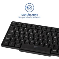Teclado com Fio Multi USB com Layout ABNT2, Teclas Silenciosas, Design Slim e Cabo de 1,3m – TC213 - imagem 4