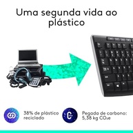 Teclado sem fio Logitech K270 com 8 Teclas Multimídia, Conexão USB, Pilhas Inclusas e Layout ABNT2 - Compatível com PC e Notebook. - imagem 5