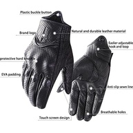 Luvas de Couro Masculinas Harssidanzar GM028: Proteção, Conforto e Tecnologia Touchscreen para Motociclistas - imagem 4