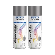 Kit 2 Tintas Spray Grafite TekBond 350ml - Acabamento Profissional para Metais, Madeira e Artesanato - imagem 2