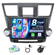Central Multimídia Toyota Highlander 2008-2013: Tela 10.2" IPS, 8 Núcleos, 4GB RAM, 5G CarPlay/Android Auto Wireless - imagem 2