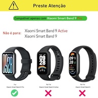 2Peças Capas Protetor de Tela Compatível com Xiaomi Smart Band 9 Pro,Capa Protetora Bumper Case de TPU para Xiaomi Mi Smart Band 9 Pro - imagem 3