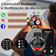 Smartwatch AM18 Premium: Tela AMOLED 1.46", NFC, Chamadas Bluetooth e Bateria de 30 Dias - imagem 5