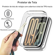 2Peças Capas Protetor de Tela Compatível com Xiaomi Smart Band 9 Pro,Capa Protetora Bumper Case de TPU para Xiaomi Mi Smart Band 9 Pro - imagem 5