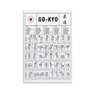Pôster Go-kyo de Judo - Arte de Parede em Tela 30x45cm - Decoração Moderna para Academia e Casa - imagem 2