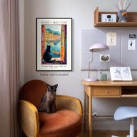 Arte de Parede Matisse com Gato Preto - Reprodução Clássica em Tela 40,6 x 61 cm - imagem 5