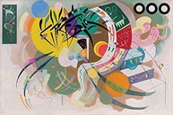 Curva Dominante de Wassily Kandinsky - Tela Canvas 75x113cm - Arte Giclée de Qualidade Museu - imagem 2