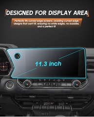 Protetor de Tela Fosco CDEFG para Chevrolet Colorado 2023-2025: Antirreflexo e Antirriscos para Tela de 11.3" - imagem 5