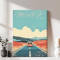 Arte de Parede em Tela Elegante - Moldurada, Pronta para Pendurar | Decoração Moderna Minimalista para Casa e Escritório - imagem 2
