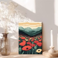 Arte de Parede em Tela Moderna 29x28cm - Moldurada e Pronta para Pendurar | Decoração Minimalista para Casa e Escritório - imagem 5