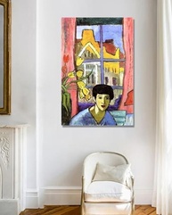 Pôster Reprodução em Tela Gabriele Münter - Future 40x60cm - Arte Moderna para Decoração de Casa - imagem 5