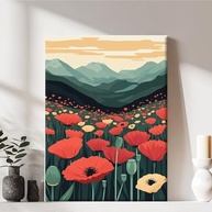 Arte de Parede em Tela Moderna 29x28cm - Moldurada e Pronta para Pendurar | Decoração Minimalista para Casa e Escritório - imagem 2