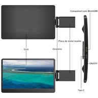 Anvazise Monitor Portátil,Extensor De Tela Para Notebook, 1080P, FHD Tela Portatil, Plug And Play, HDMI USB C para PC Mac Telefone Xbox Switch PS5 - imagem 2