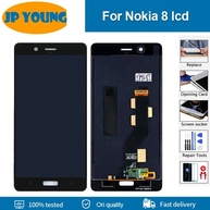 Tela Nokia 8: LCD Original + Touchscreen - imagem 1