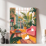 Arte de Parede Moderna em Tela Elegante - Decore com Estilo Minimalista - imagem 1