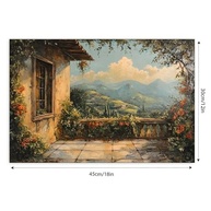 Arte de Parede Vintage Montanha 30,5x45,7cm - Tela Rústica para Decoração Moderna - imagem 2