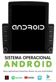 Multimídia Vertical Tesla 9.7" HT-9700CA: Tela Imersiva, CarPlay/Android Auto Sem Fio e Câmera de Ré - imagem 5