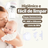 Bomba de Tirar Leite Materno Elétrica com Tela LED - 3 Modos e 9 Níveis de Sucção + Protetor de Silicone 180ml - imagem 5