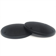 Par de Telas Protetoras para Alto Falante 6 Polegadas - Design Pioneer, Plástico Preto Premium - imagem 1