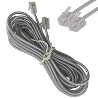 Cabo Fio Telefônico RJ11 3 Metros: Conexão Estável para seu Telefone Fixo e Fax - imagem 5