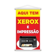Banner Aqui Tem Xerox e Impressão 80x50cm - Ideal para Comunicação Visual e Divulgação - imagem 2