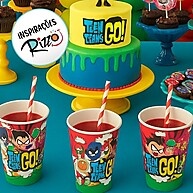 Copos Jovens Titãs GO! 200ml: Festa Temática! - imagem 2